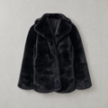 72 Bouclé Coat - Black