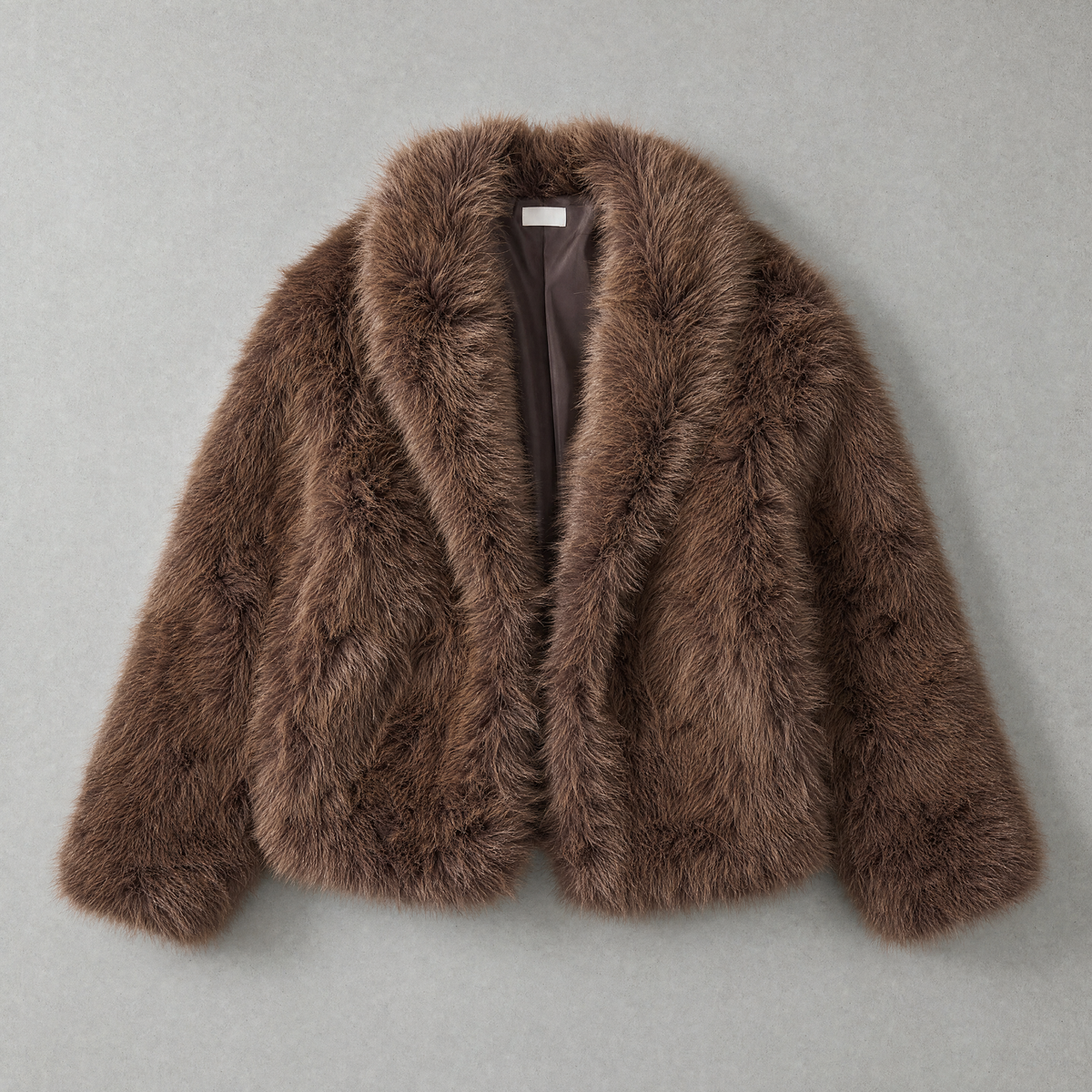 72 Bouclé Coat - Brown