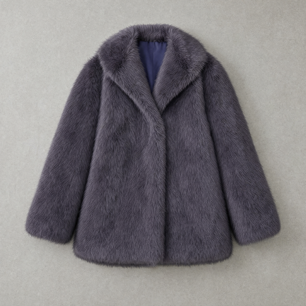72 Bouclé Coat - Dark Gray
