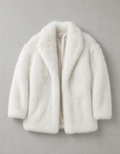 72 Bouclé Coat - White