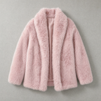 72 Bouclé Coat - Pink