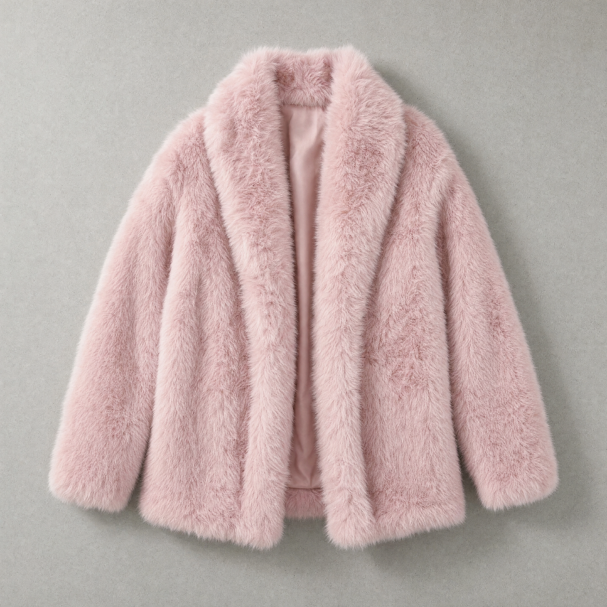72 Bouclé Coat - Pink