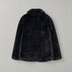 72 Bouclé Coat - Black