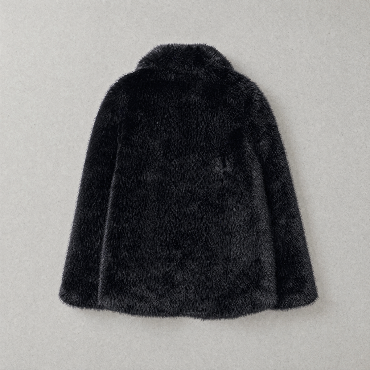 72 Bouclé Coat - Black