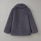 72 Bouclé Coat - Dark Gray