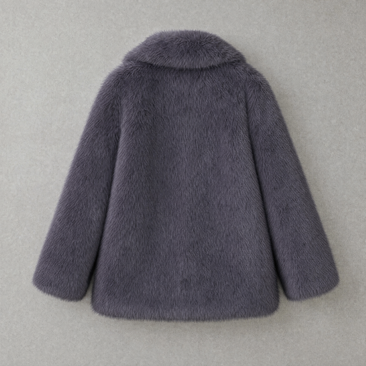 72 Bouclé Coat - Dark Gray