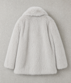 72 Bouclé Coat - Light Gray