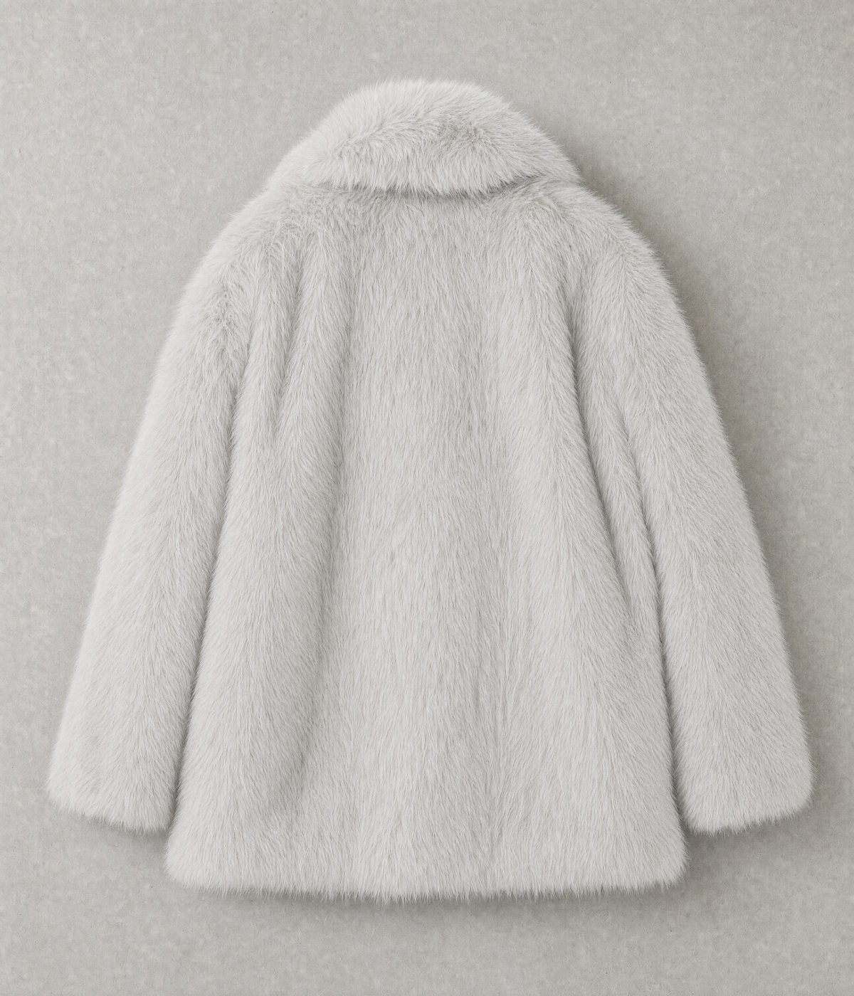 72 Bouclé Coat - Light Gray