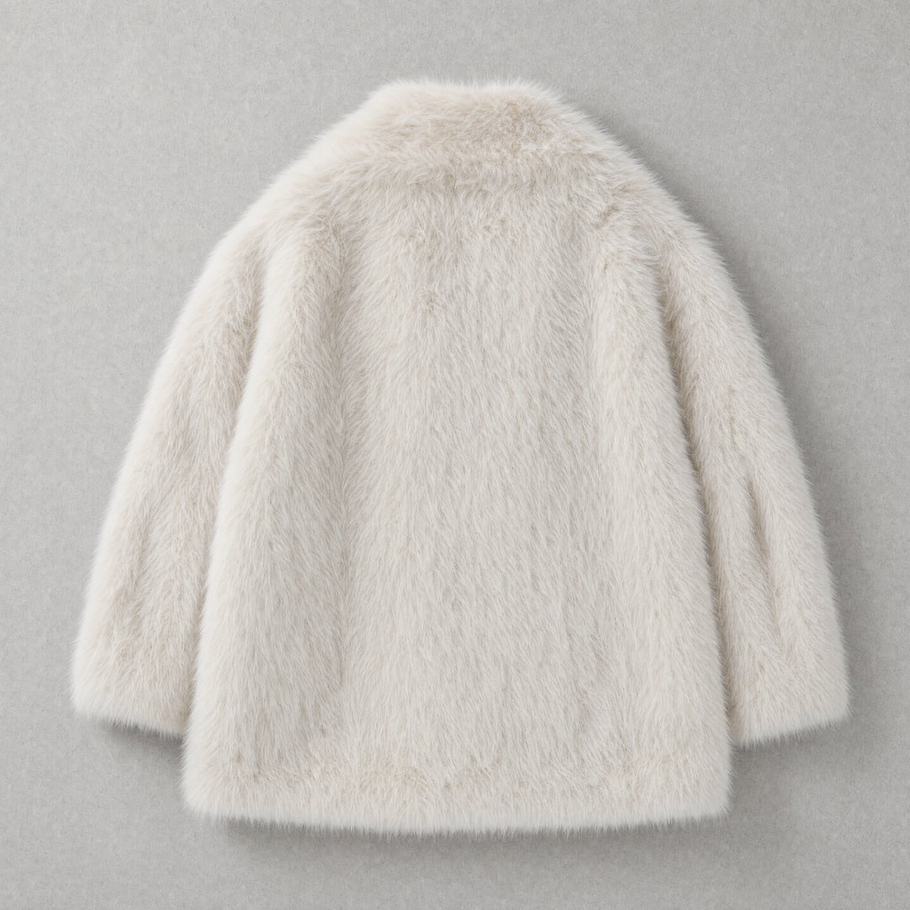 72 Bouclé Coat - Beige