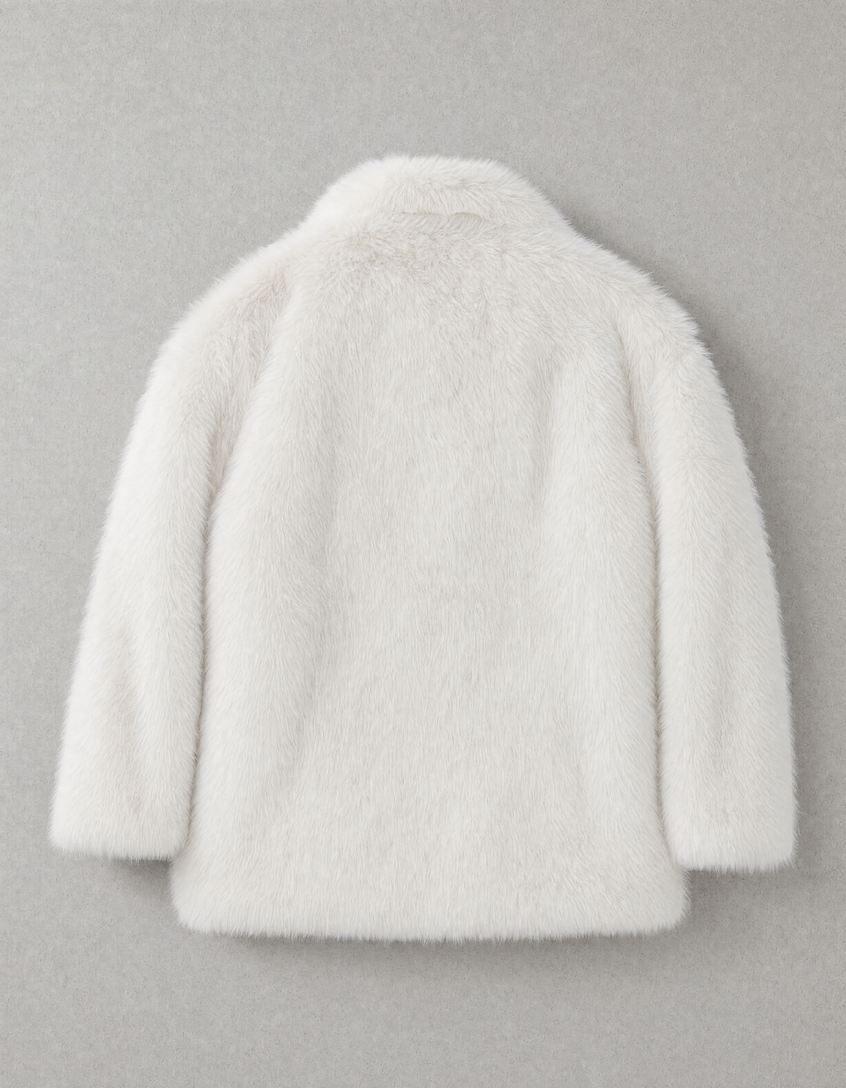 72 Bouclé Coat - White