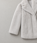 72 Bouclé Coat - Light Gray