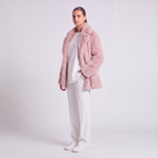 72 Bouclé Coat - Pink