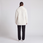 72 Bouclé Coat - White