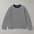 72 Stripe Longsleeve - Black And White