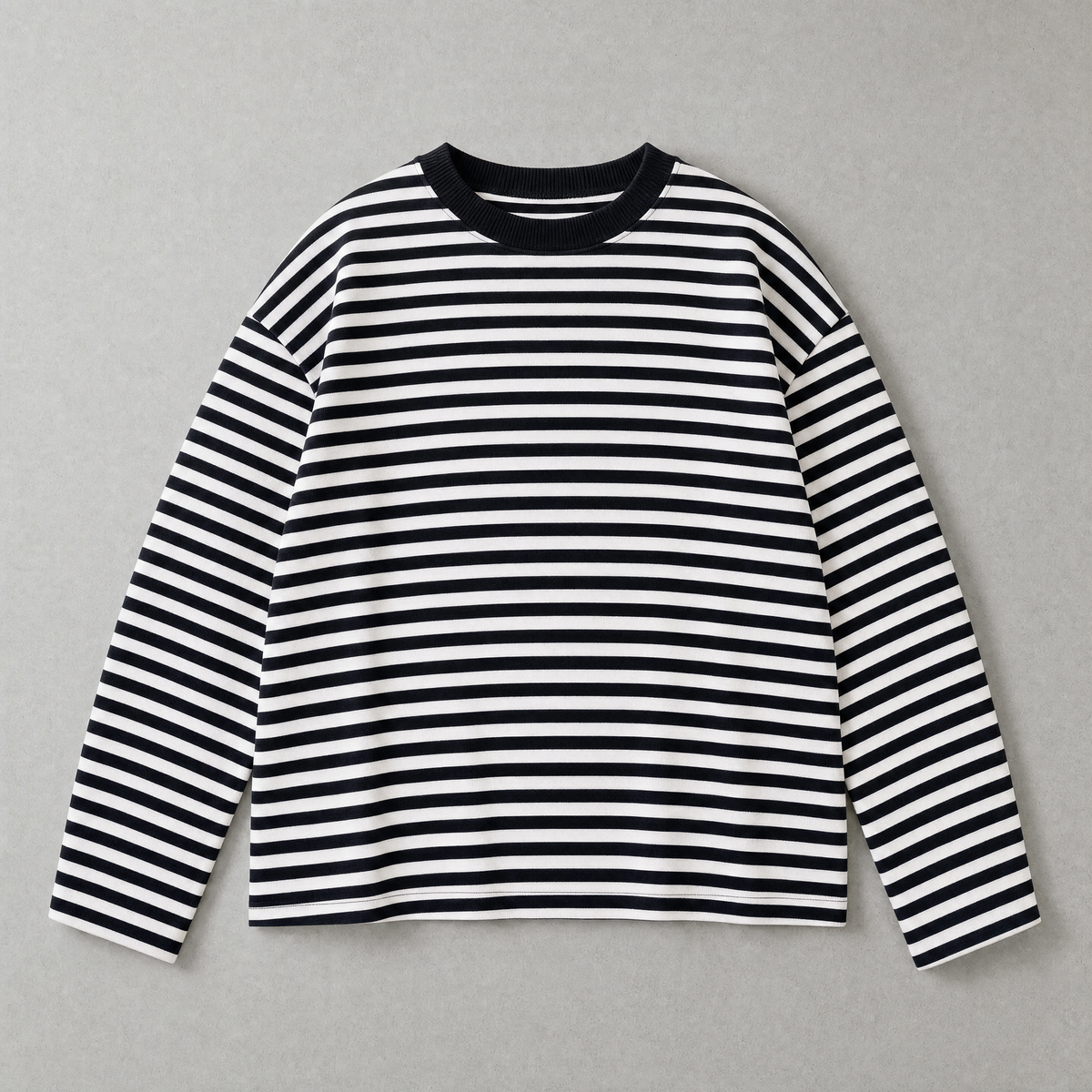 72 Stripe Longsleeve - Black And White
