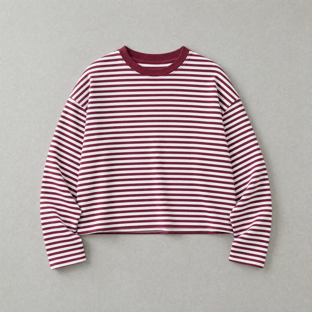 72 Stripe Longsleeve - Red Pink