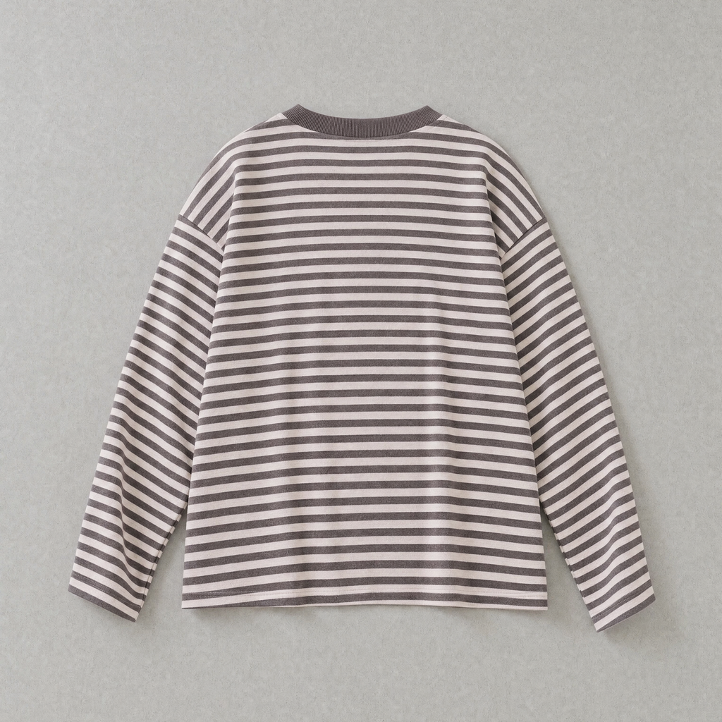 72 Stripe Longsleeve - Dark Brown