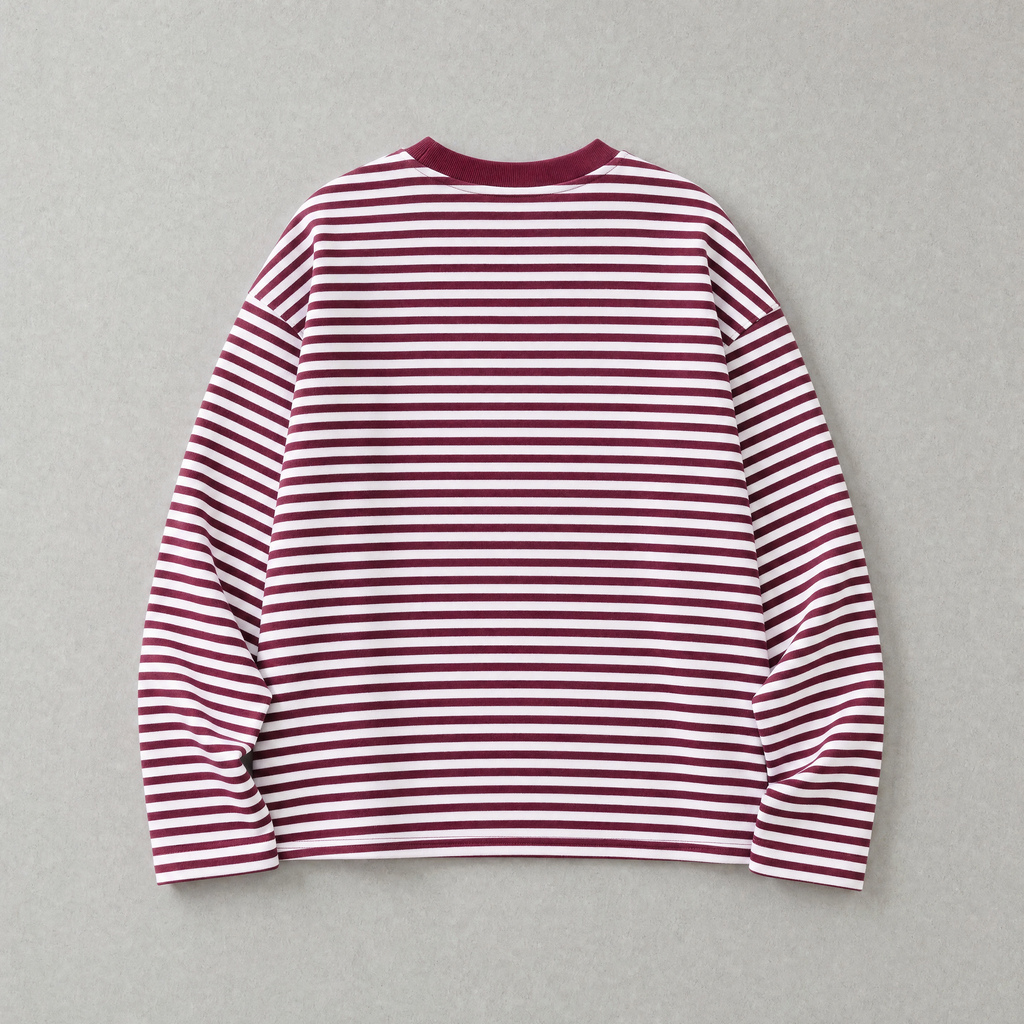 72 Stripe Longsleeve - Red Pink