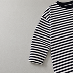 72 Stripe Longsleeve - Black And White