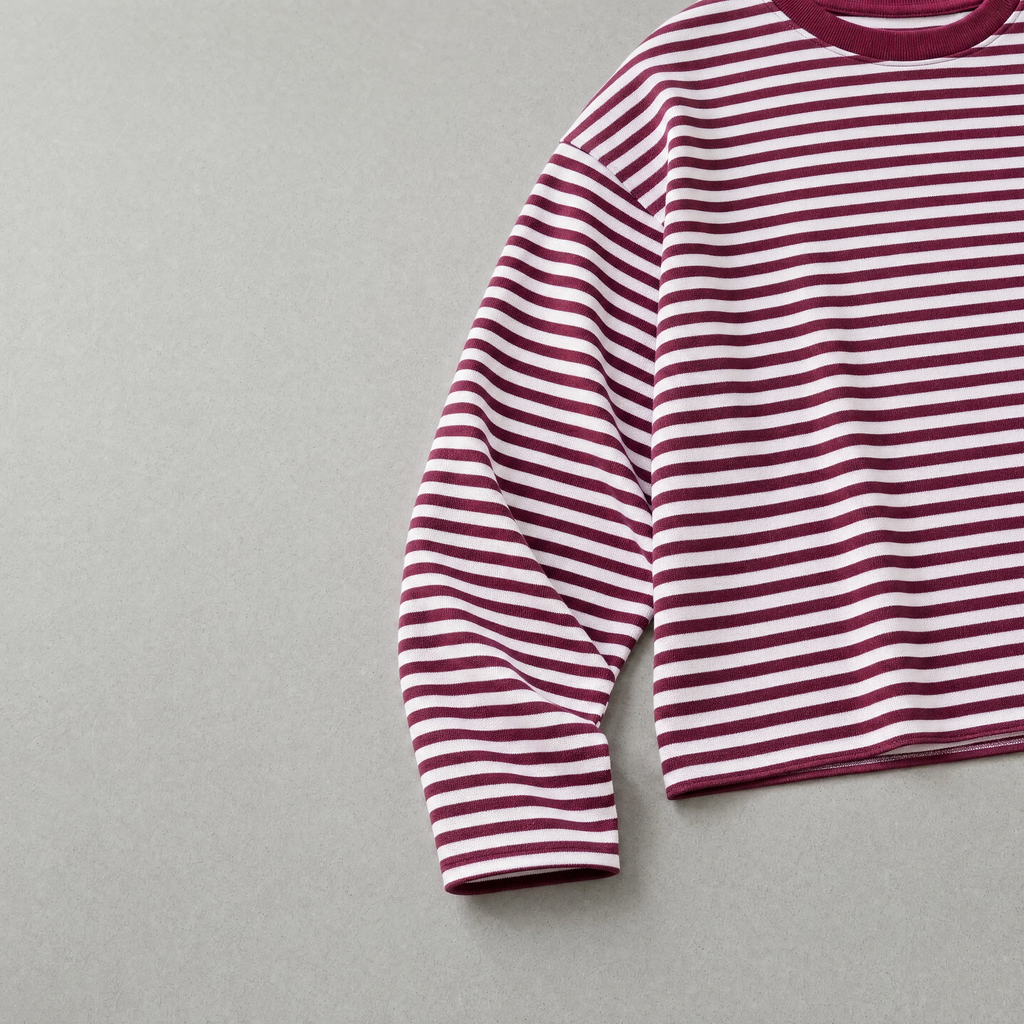 72 Stripe Longsleeve - Red Pink
