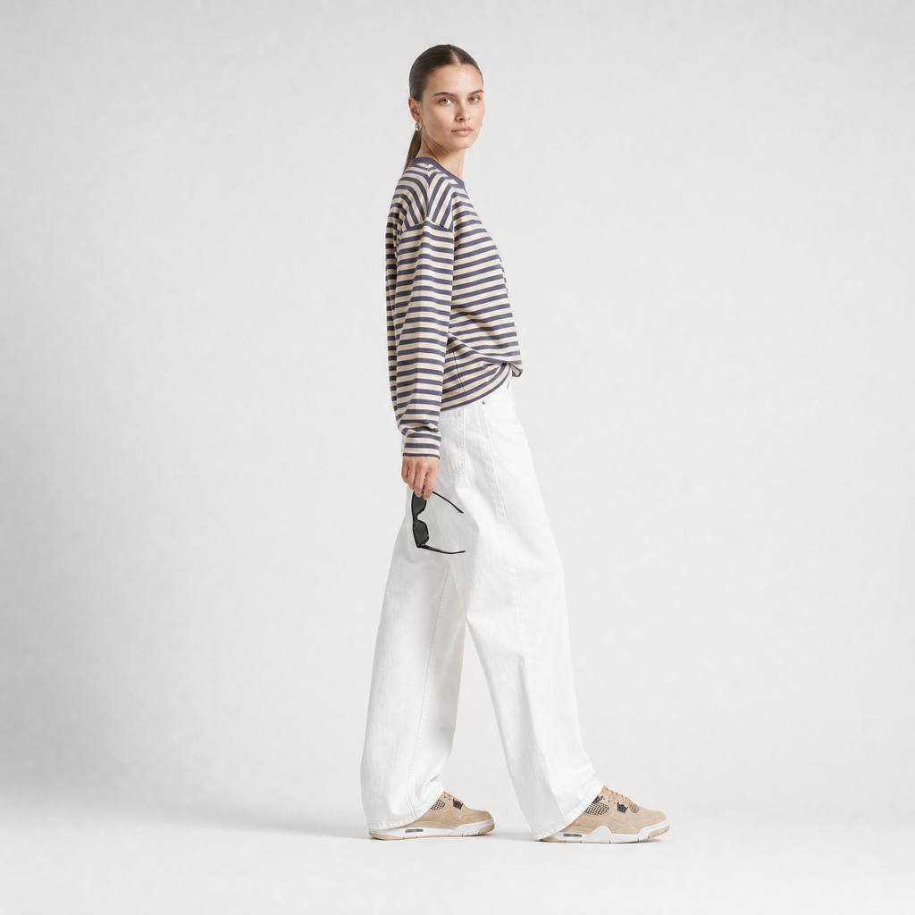 72 Stripe Longsleeve - Beige