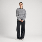 72 Stripe Longsleeve - Black And White