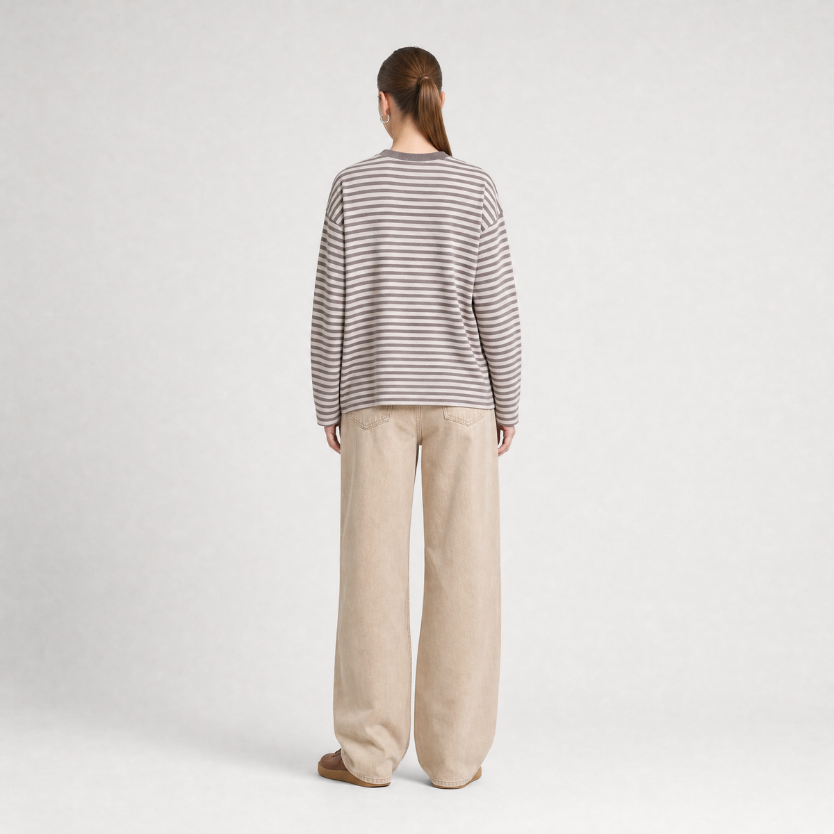 72 Stripe Longsleeve - Dark Brown