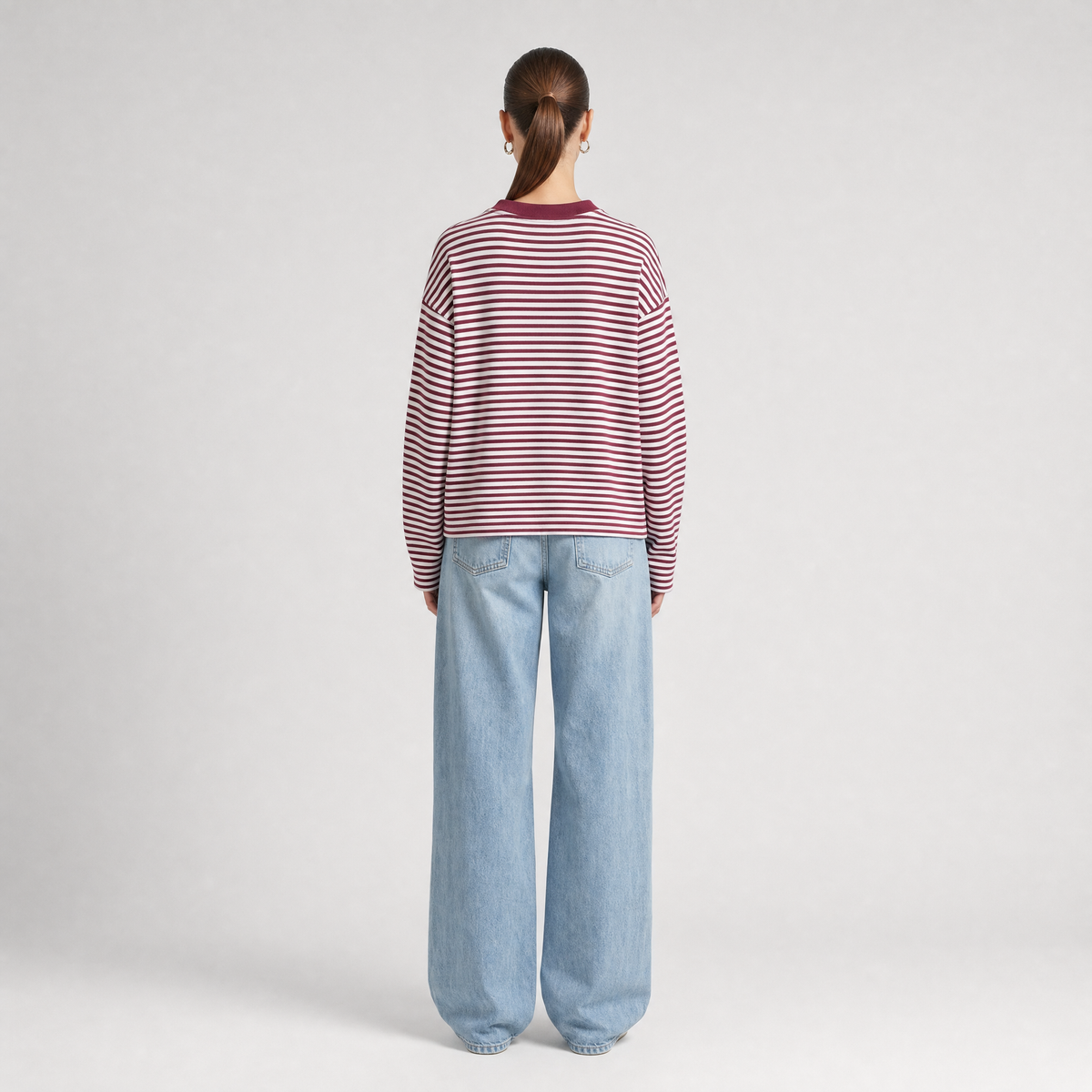 72 Stripe Longsleeve - Red Pink